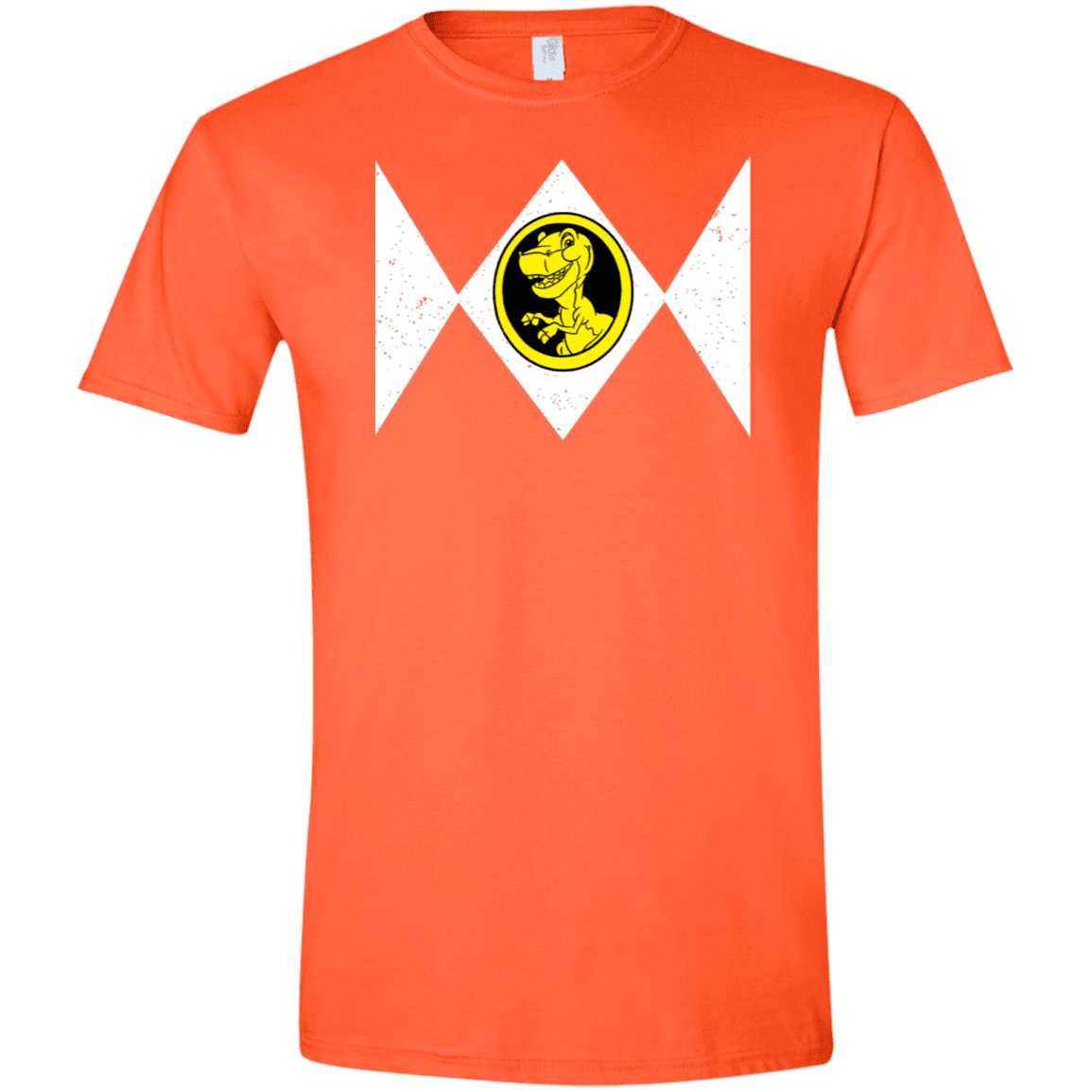 T-Shirts Orange / S Power Chomper Men's Semi-Fitted Softstyle