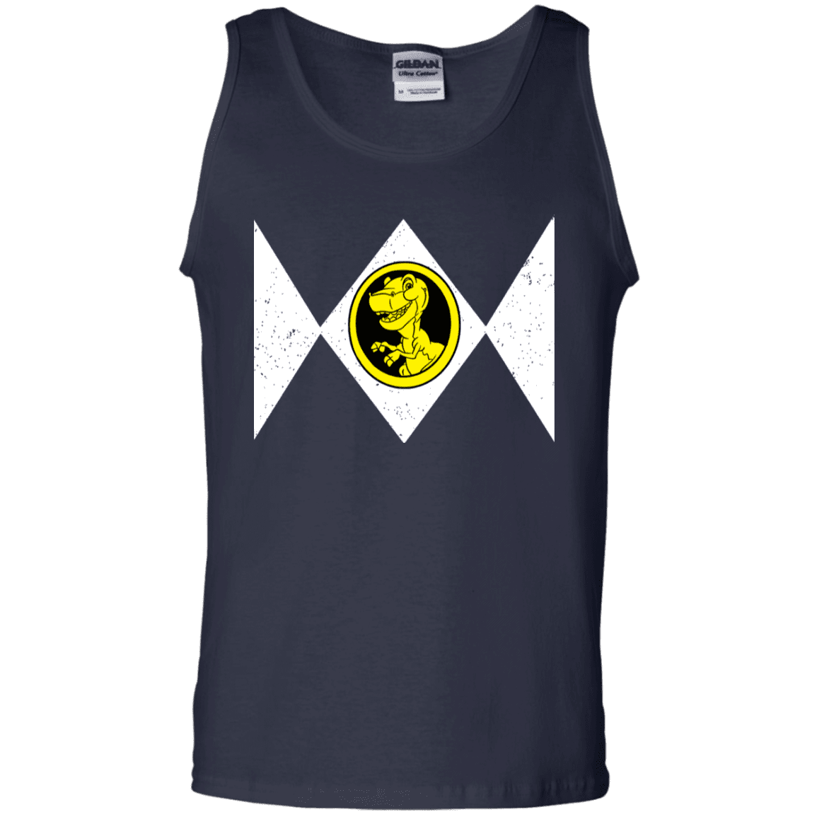 T-Shirts Navy / S Power Chomper Men's Tank Top