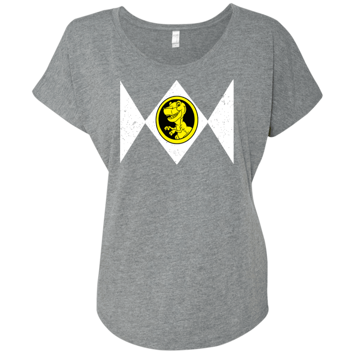 T-Shirts Premium Heather / X-Small Power Chomper Triblend Dolman Sleeve