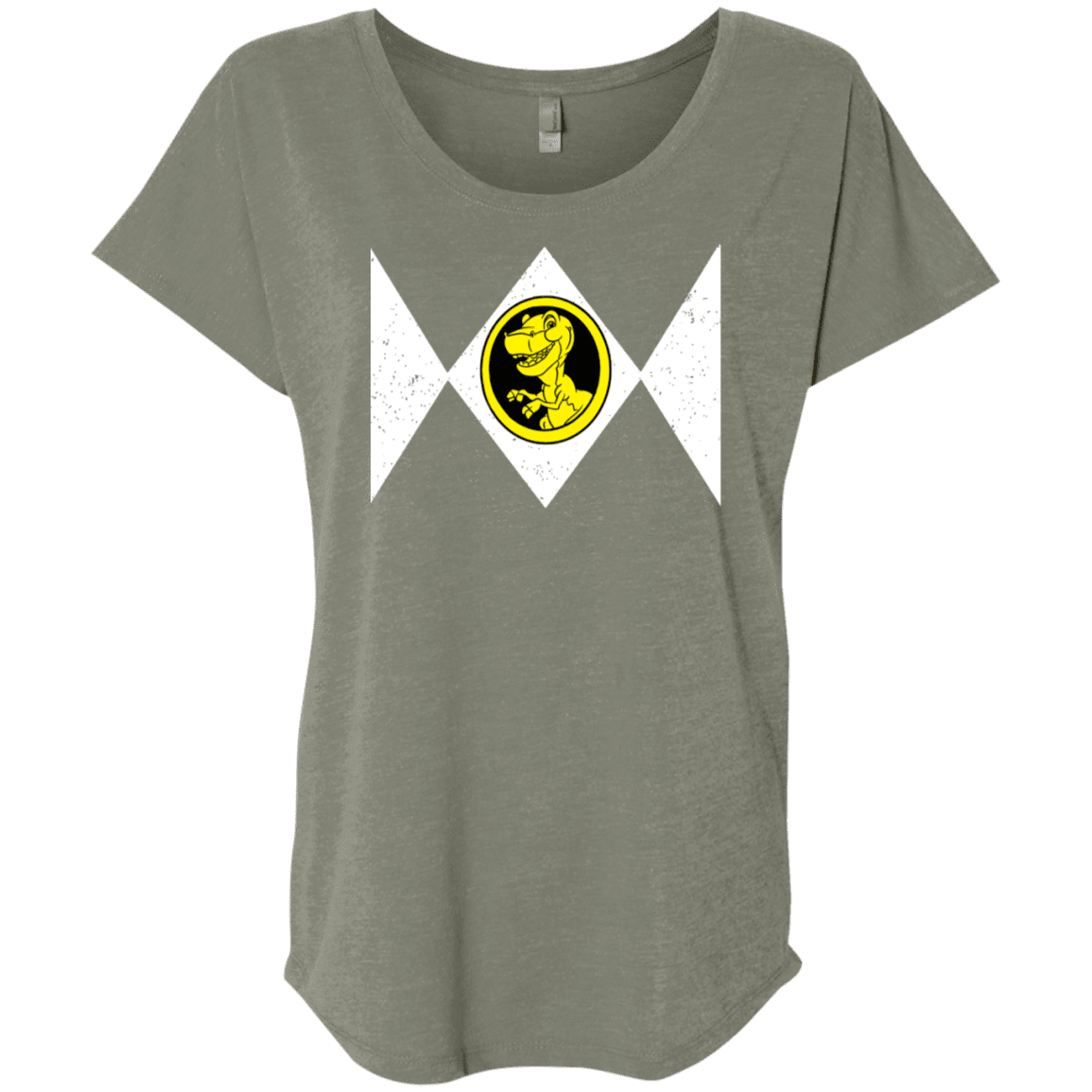 T-Shirts Venetian Grey / X-Small Power Chomper Triblend Dolman Sleeve