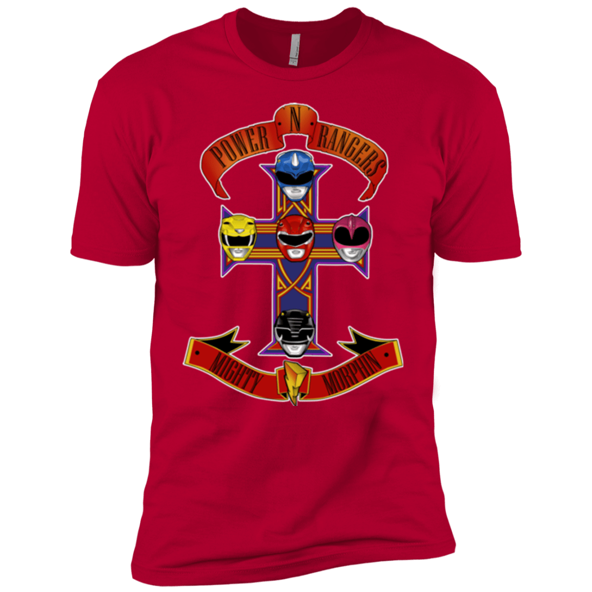 T-Shirts Red / YXS Power N Rangers Boys Premium T-Shirt