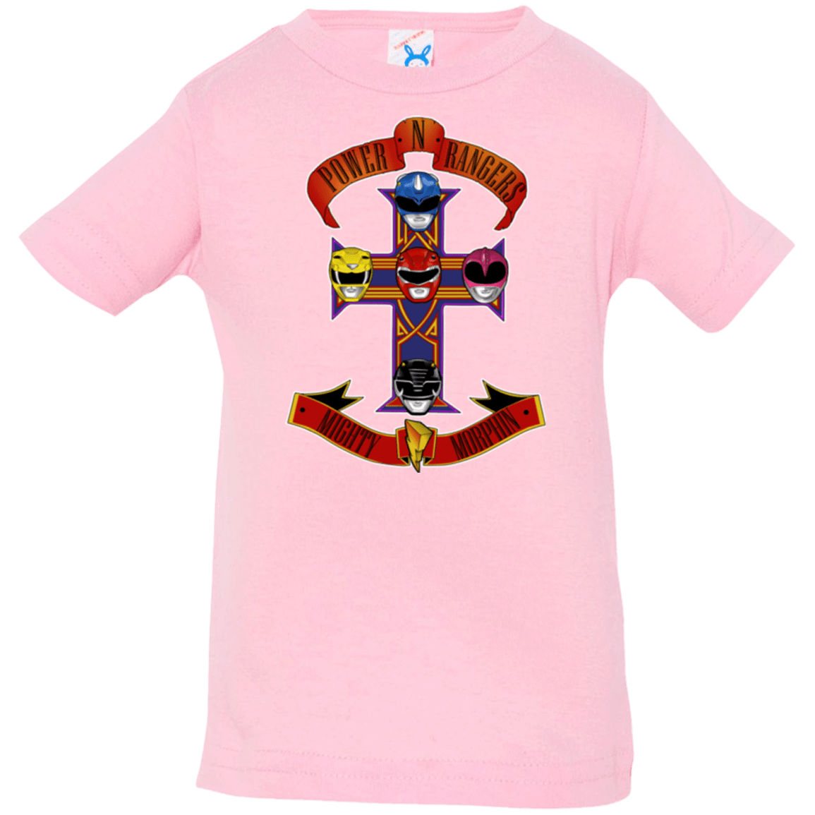T-Shirts Pink / 6 Months Power N Rangers Infant PremiumT-Shirt