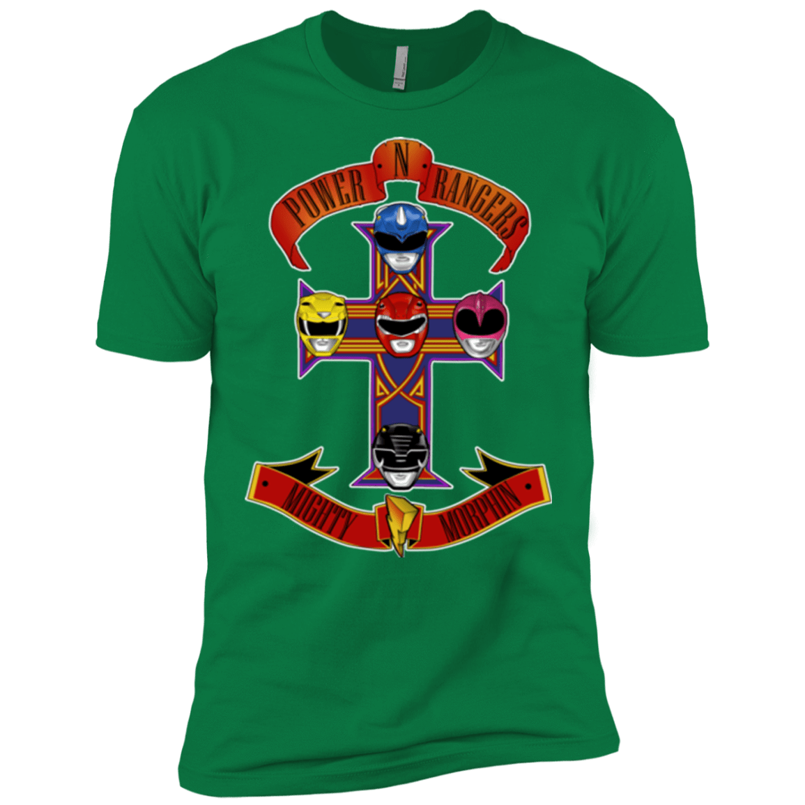 T-Shirts Kelly Green / X-Small Power N Rangers Men's Premium T-Shirt