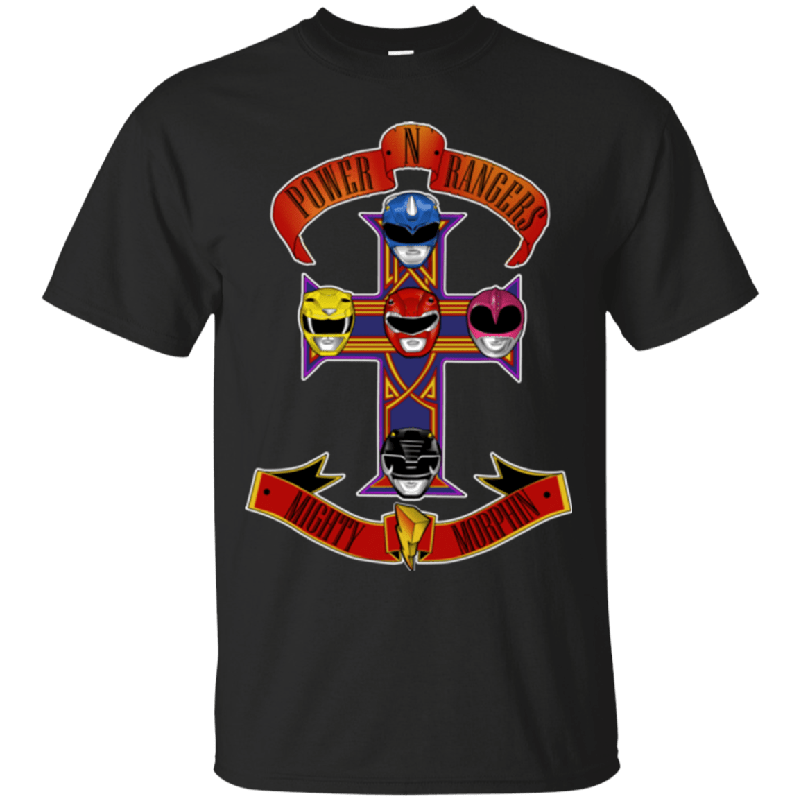 T-Shirts Black / Small Power N Rangers T-Shirt