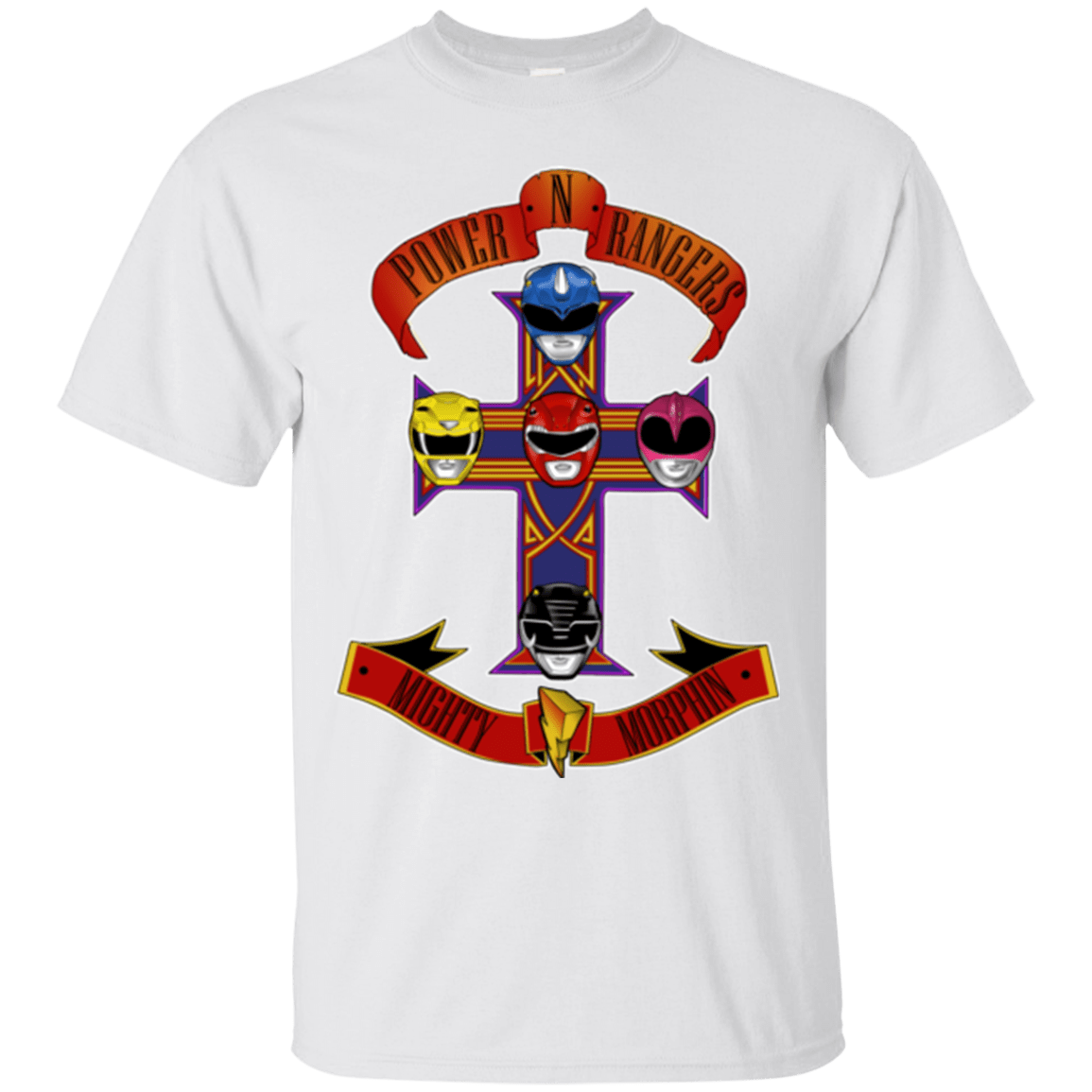 T-Shirts White / Small Power N Rangers T-Shirt