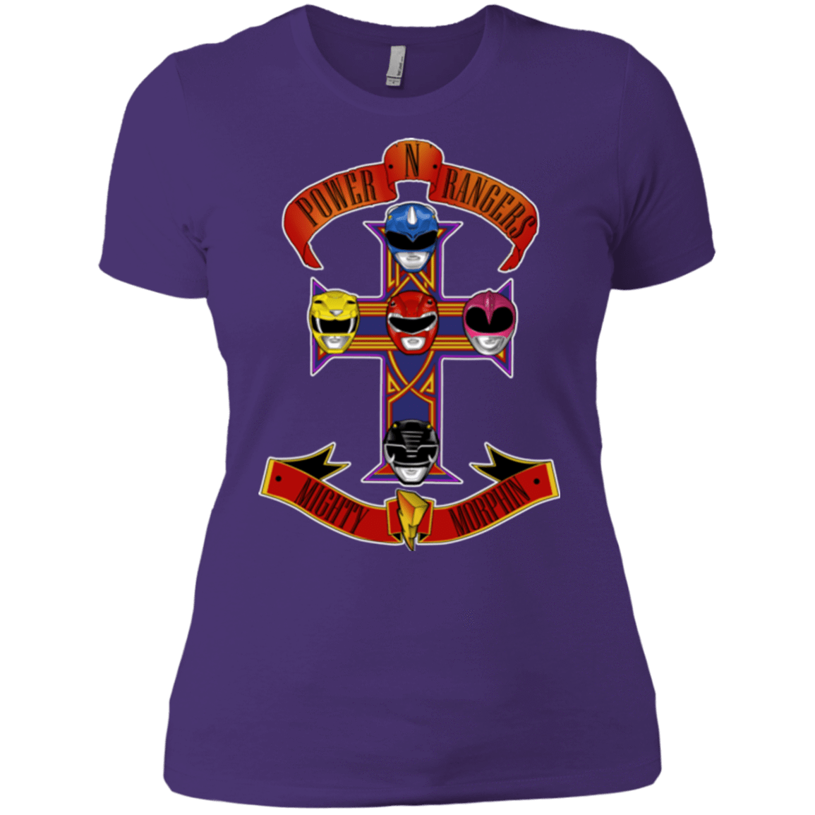 T-Shirts Purple / X-Small Power N Rangers Women's Premium T-Shirt