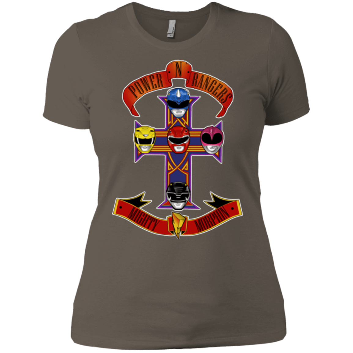 T-Shirts Warm Grey / X-Small Power N Rangers Women's Premium T-Shirt