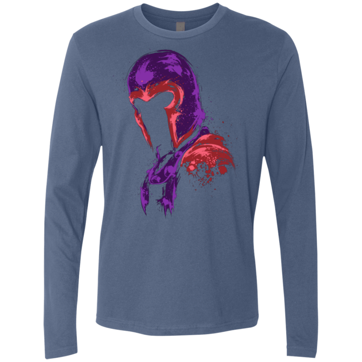 T-Shirts Indigo / Small Power of magnetism Men's Premium Long Sleeve