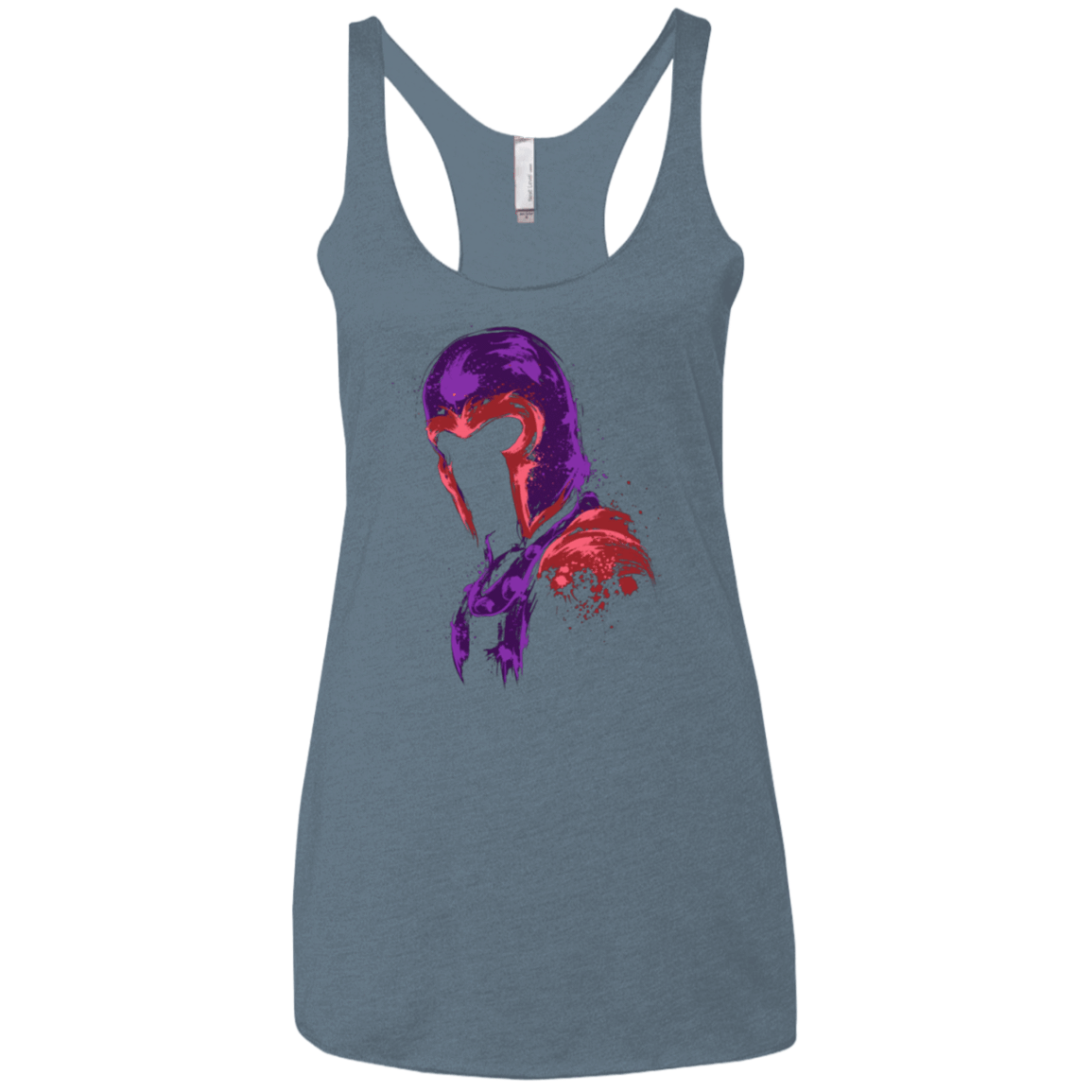 T-Shirts Indigo / X-Small Power of magnetism Women's Triblend Racerback Tank