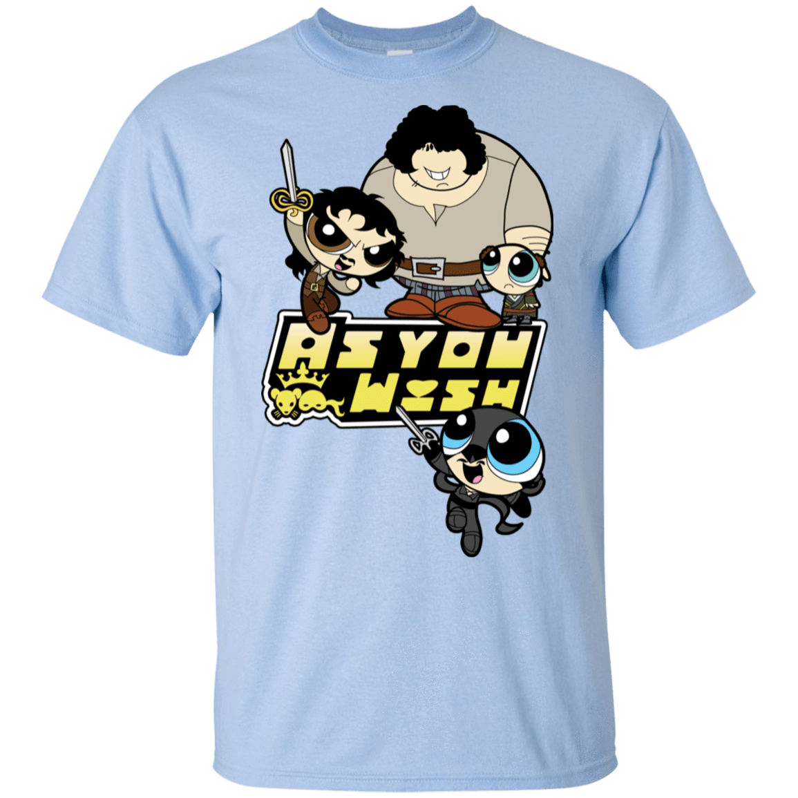 T-Shirts Light Blue / S Power Princess Bride T-Shirt
