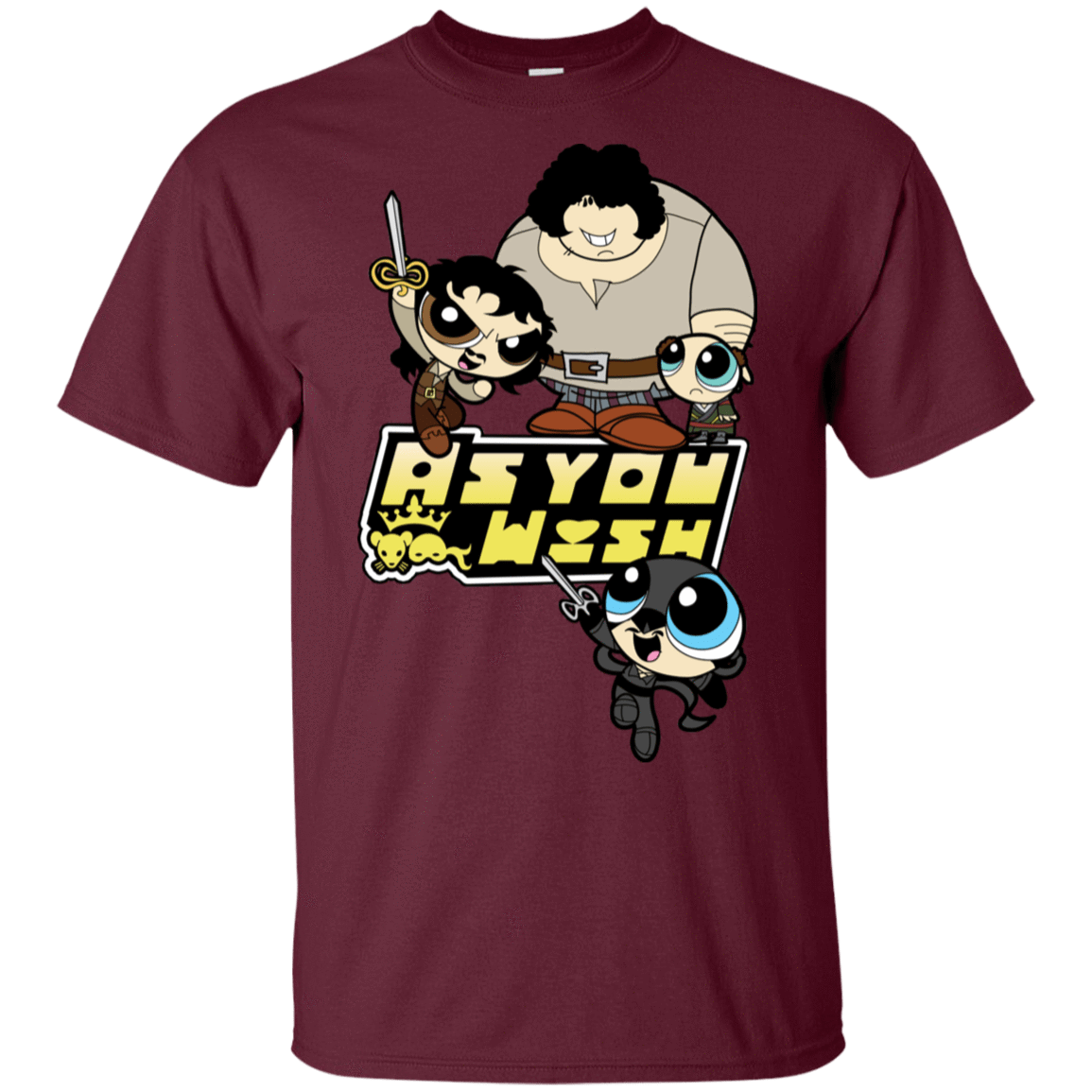T-Shirts Maroon / S Power Princess Bride T-Shirt