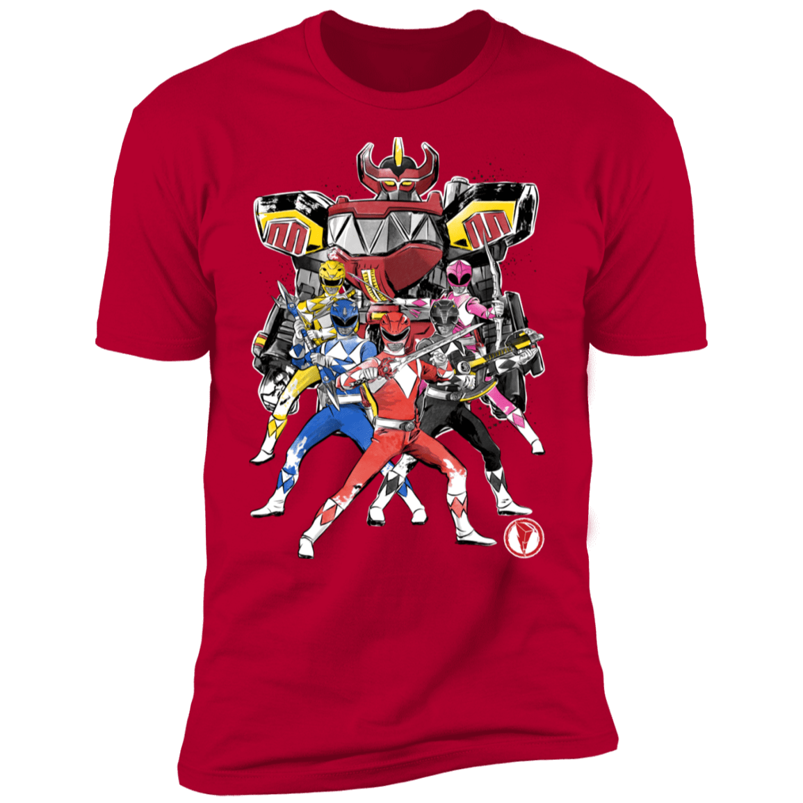T-Shirts Red / S Power Rangers sumi-e Men's Premium T-Shirt