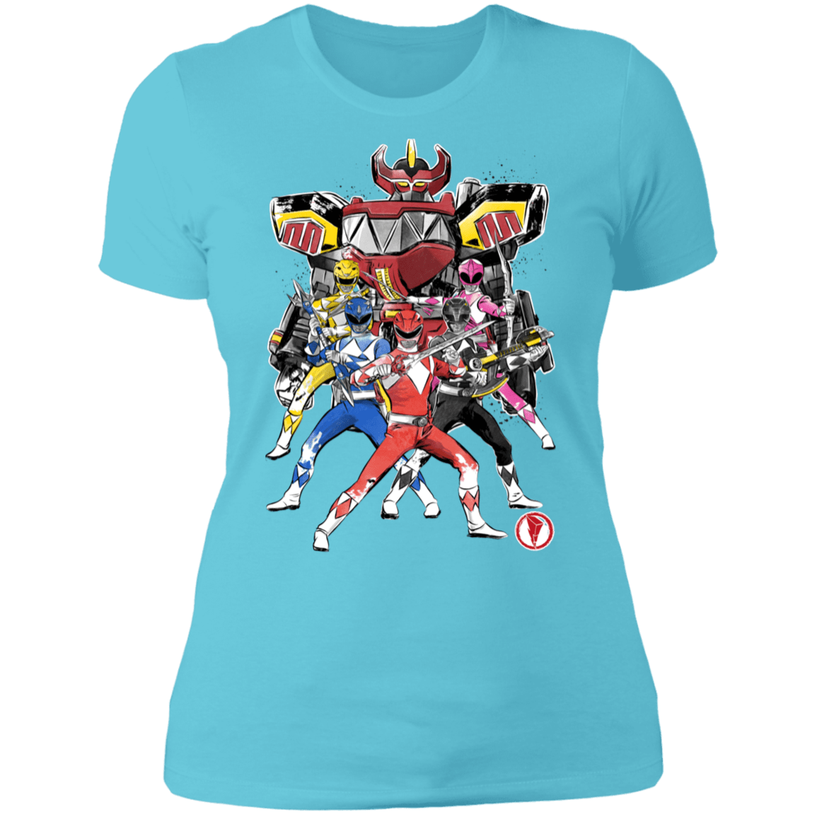 T-Shirts Cancun / S Power Rangers sumi-e Women's Premium T-Shirt