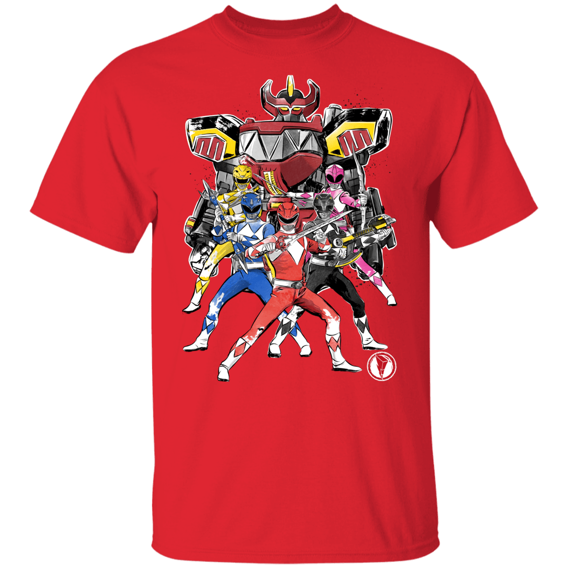 T-Shirts Red / YXS Power Rangers sumi-e Youth T-Shirt