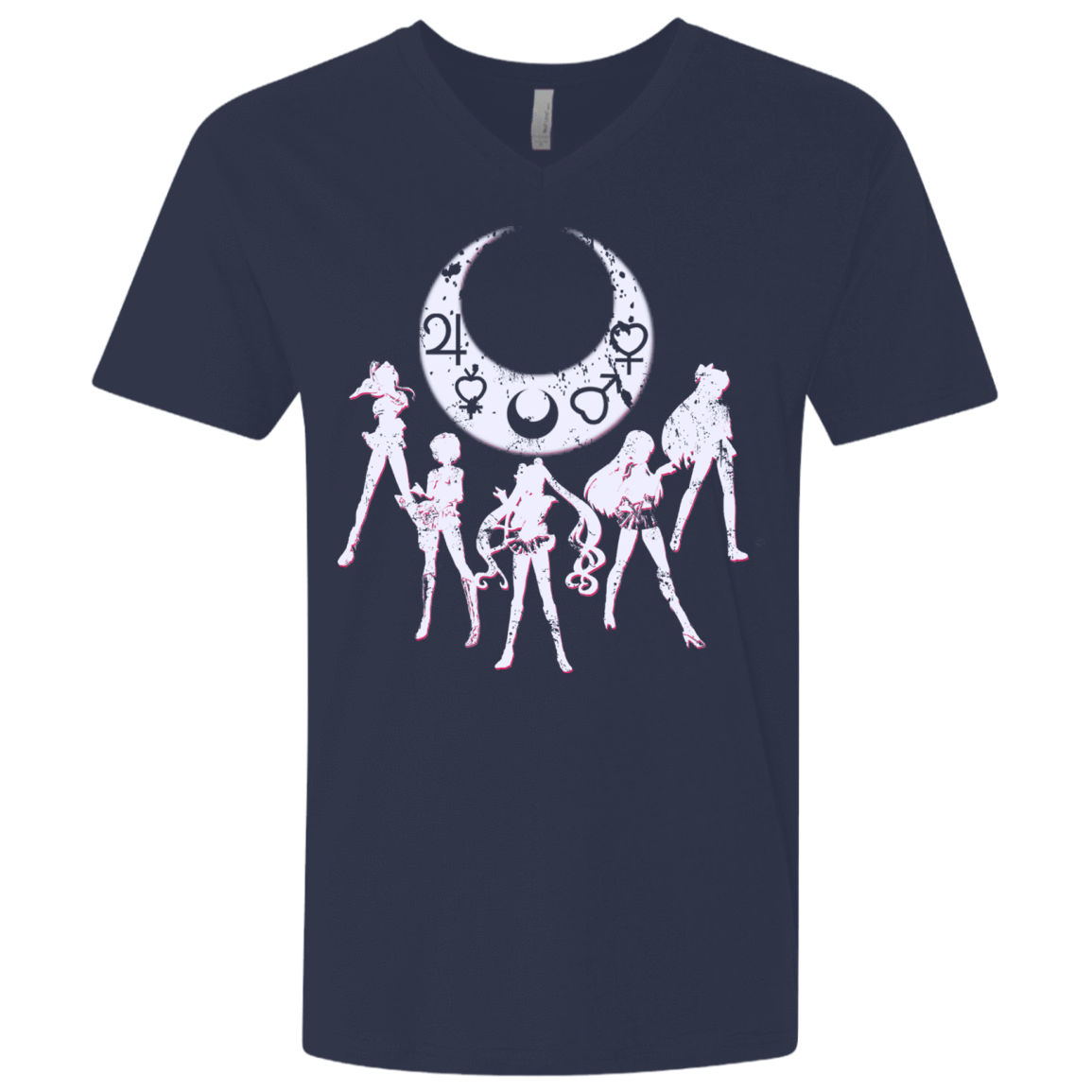 T-Shirts Midnight Navy / X-Small Power Sailor Men's Premium V-Neck