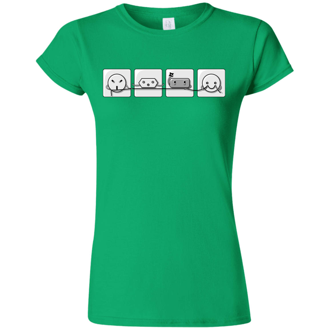 T-Shirts Irish Green / S Power Struggle Junior Slimmer-Fit T-Shirt