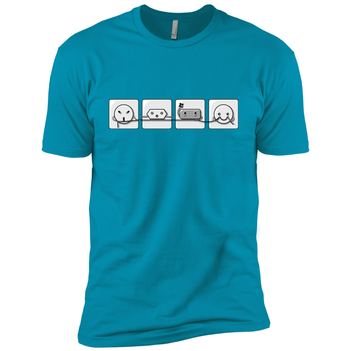 T-Shirts Turquoise / X-Small Power Struggle Men's Premium T-Shirt