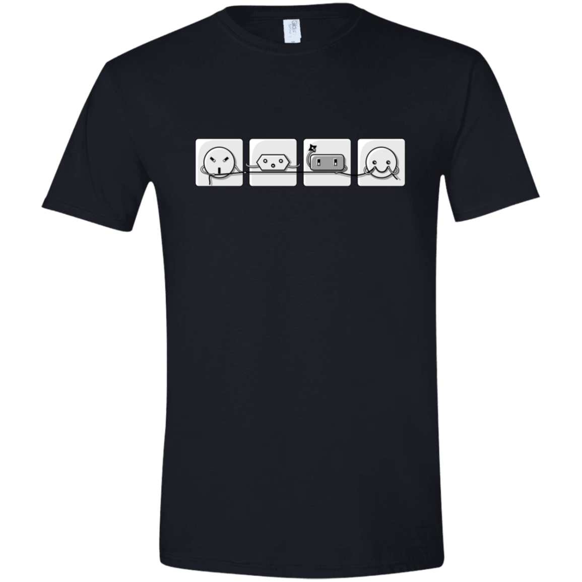 T-Shirts Black / X-Small Power Struggle Men's Semi-Fitted Softstyle