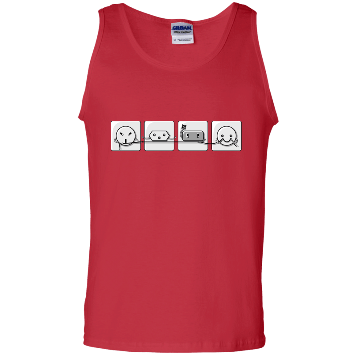T-Shirts Red / S Power Struggle Men's Tank Top