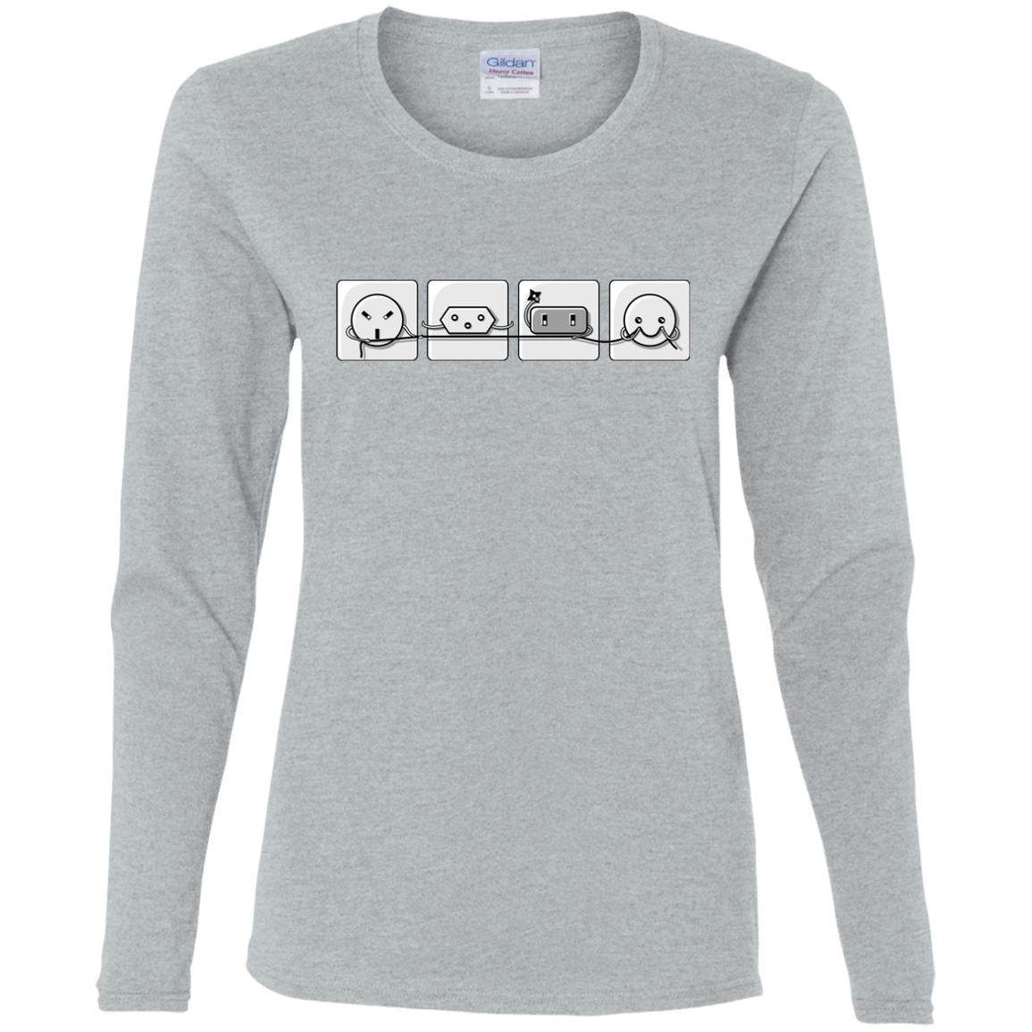 T-Shirts Sport Grey / S Power Struggle Women's Long Sleeve T-Shirt
