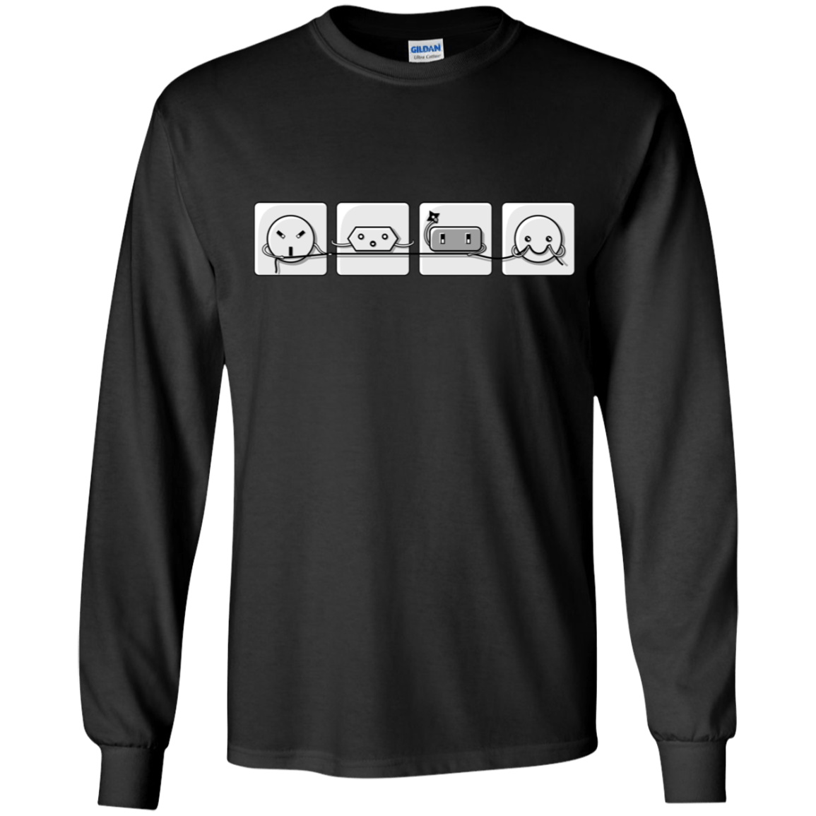 T-Shirts Black / YS Power Struggle Youth Long Sleeve T-Shirt