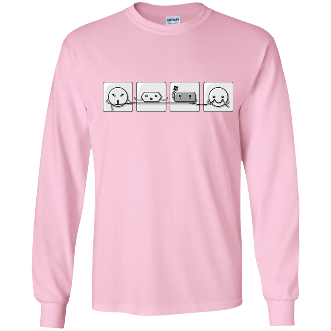 T-Shirts Light Pink / YS Power Struggle Youth Long Sleeve T-Shirt