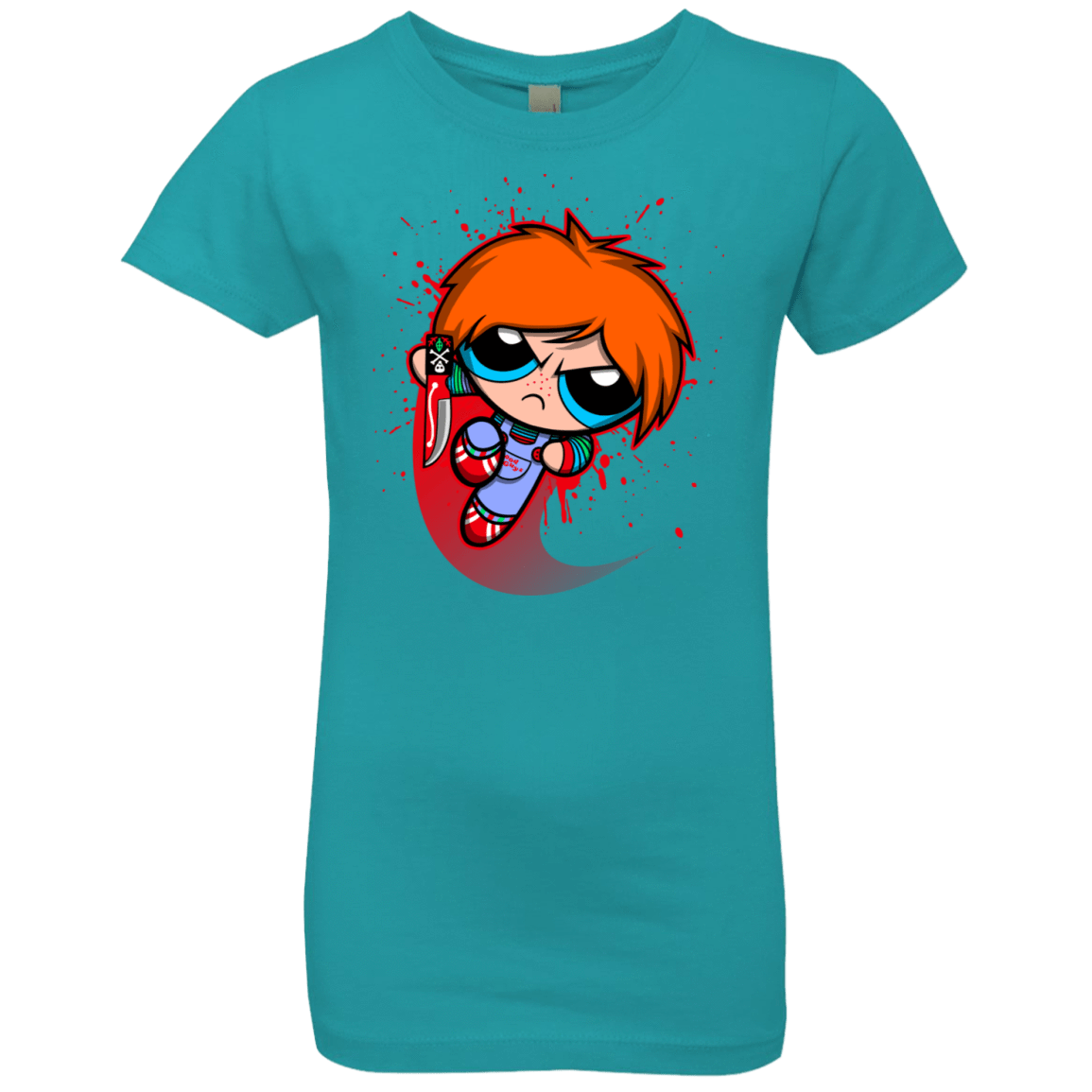 T-Shirts Tahiti Blue / YXS Powerchuck Toy Girls Premium T-Shirt