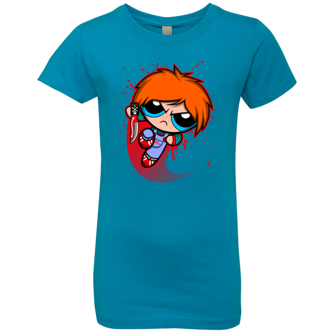 T-Shirts Turquoise / YXS Powerchuck Toy Girls Premium T-Shirt