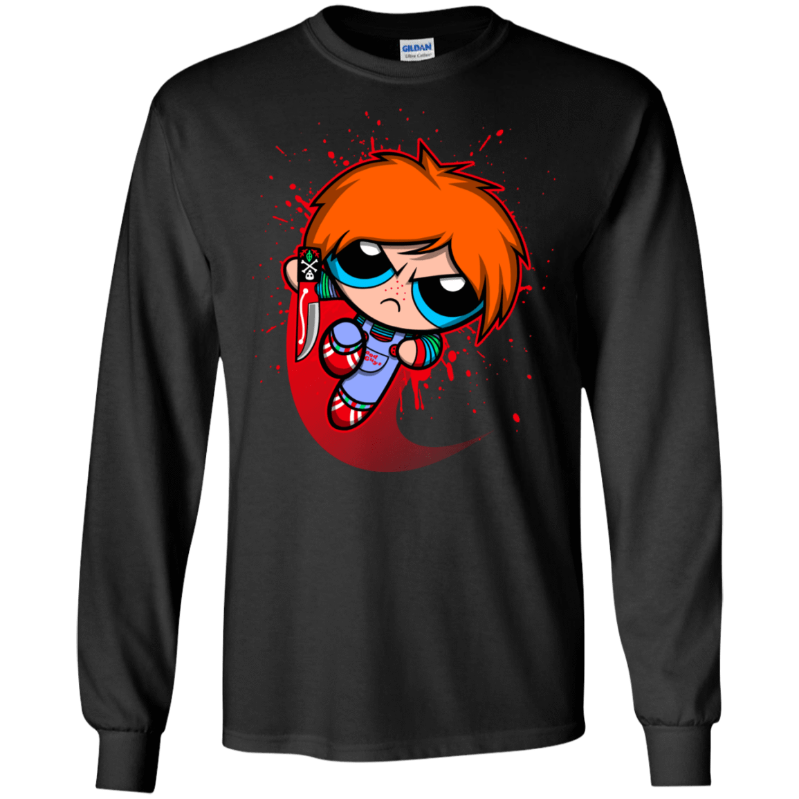 T-Shirts Black / S Powerchuck Toy Men's Long Sleeve T-Shirt