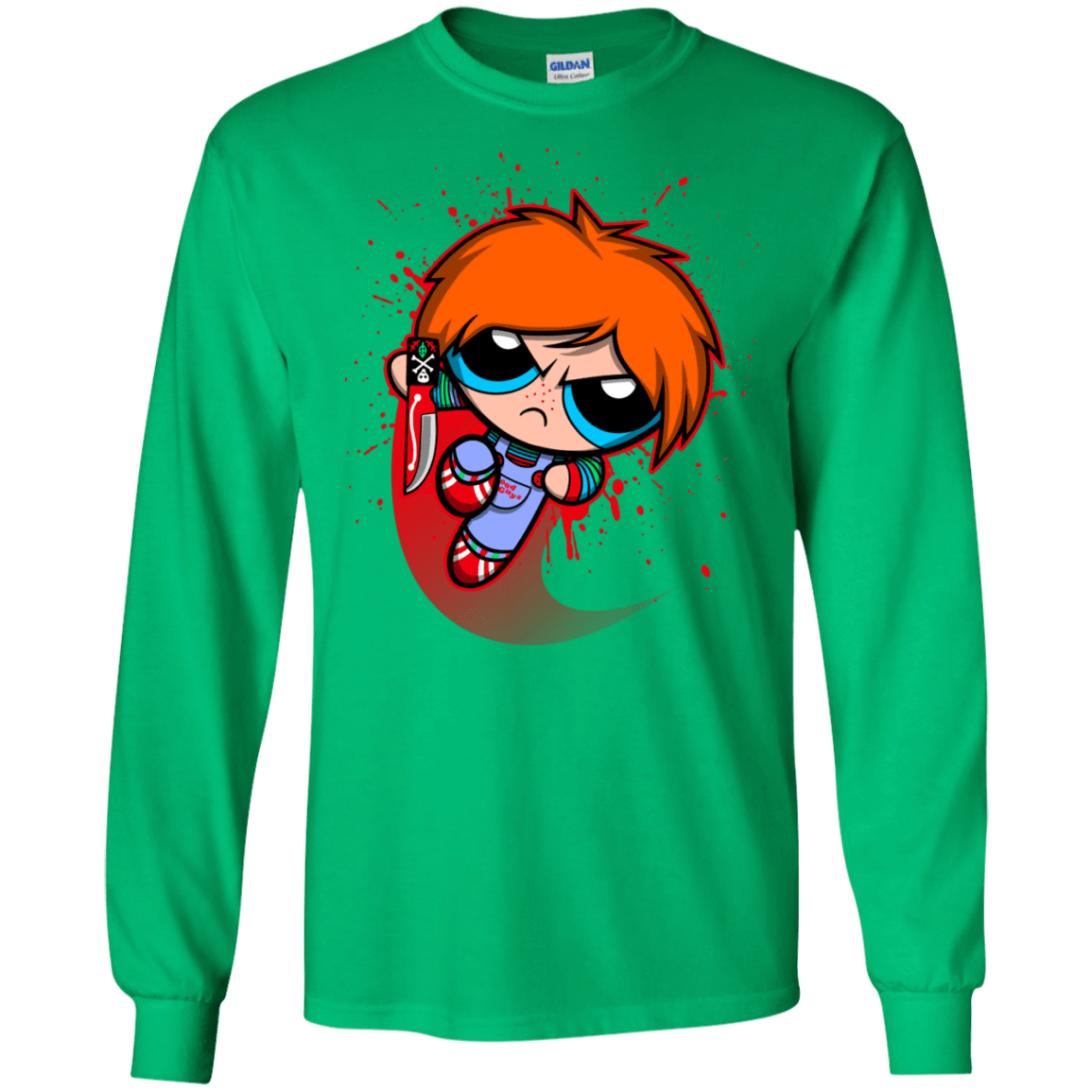 T-Shirts Irish Green / S Powerchuck Toy Men's Long Sleeve T-Shirt