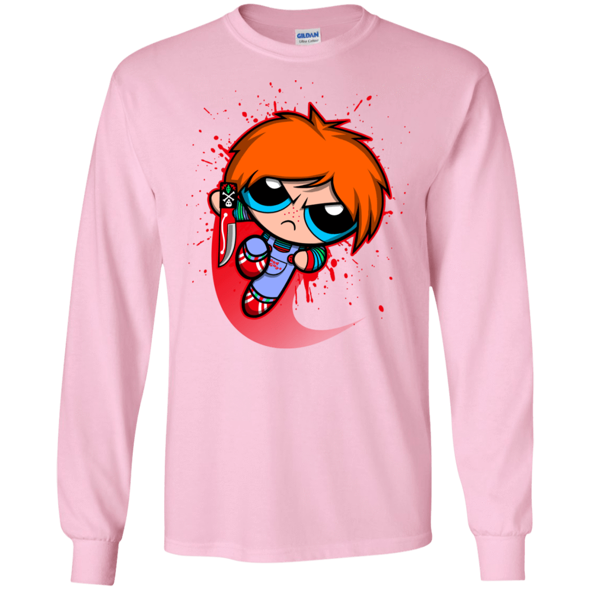 T-Shirts Light Pink / S Powerchuck Toy Men's Long Sleeve T-Shirt