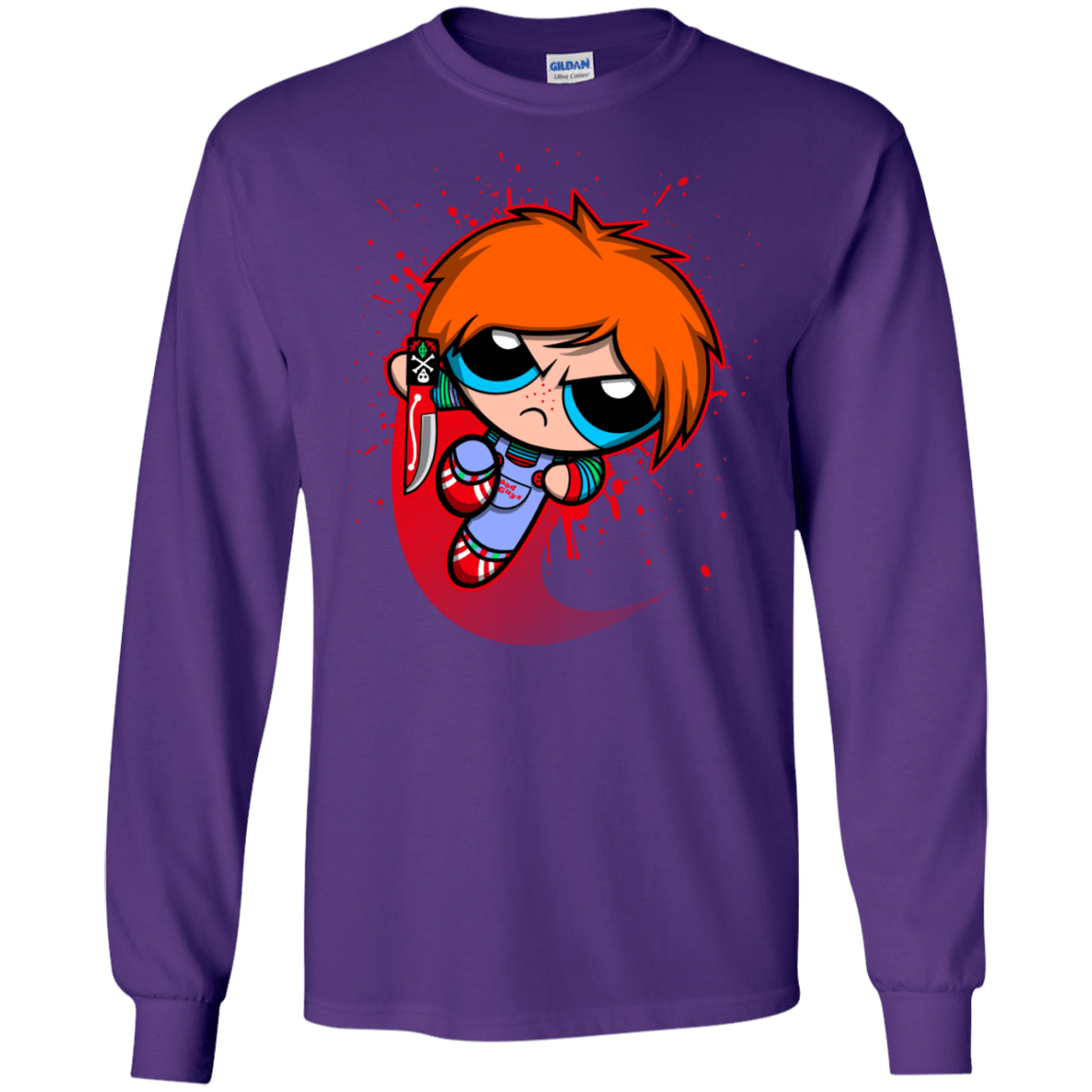 T-Shirts Purple / S Powerchuck Toy Men's Long Sleeve T-Shirt