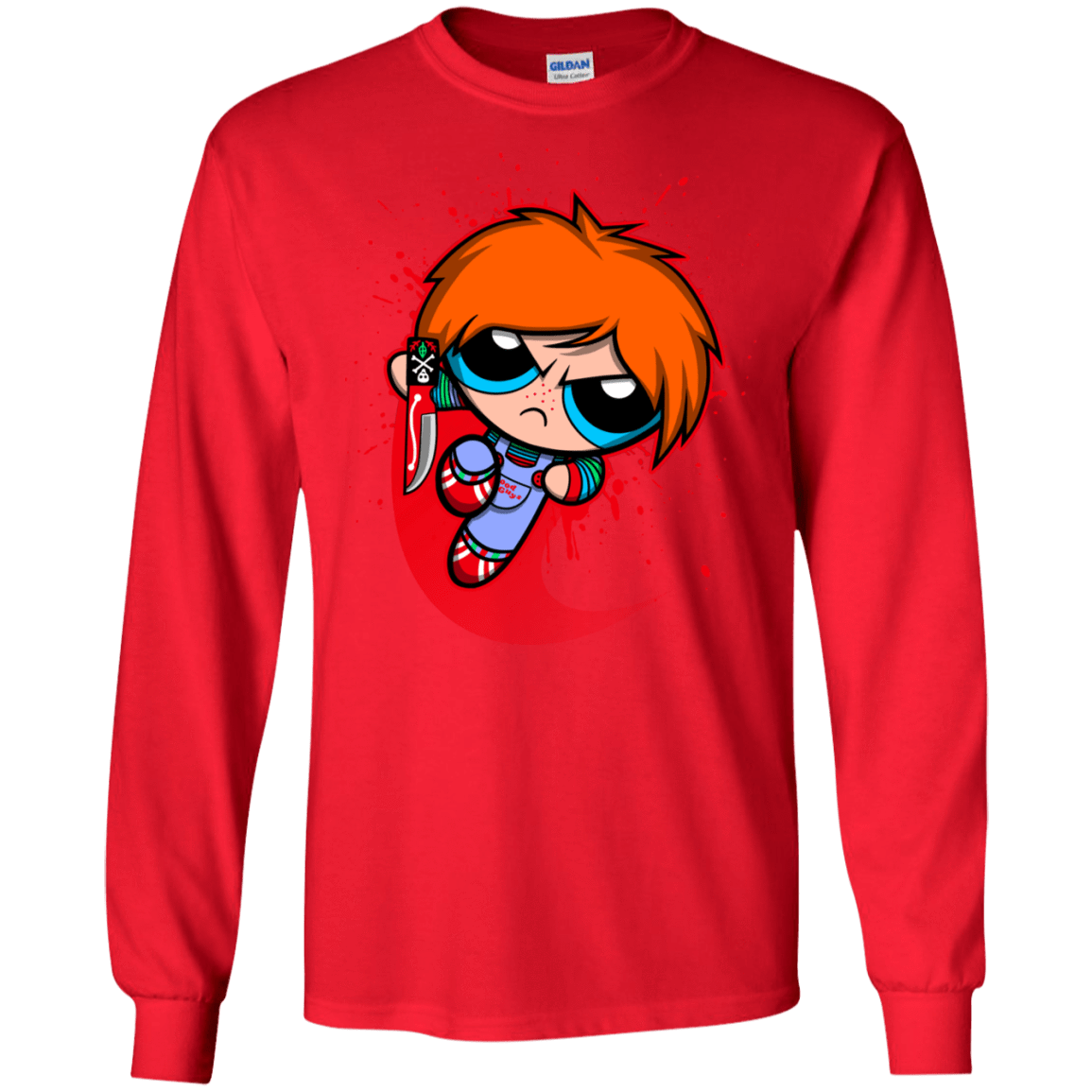 T-Shirts Red / S Powerchuck Toy Men's Long Sleeve T-Shirt