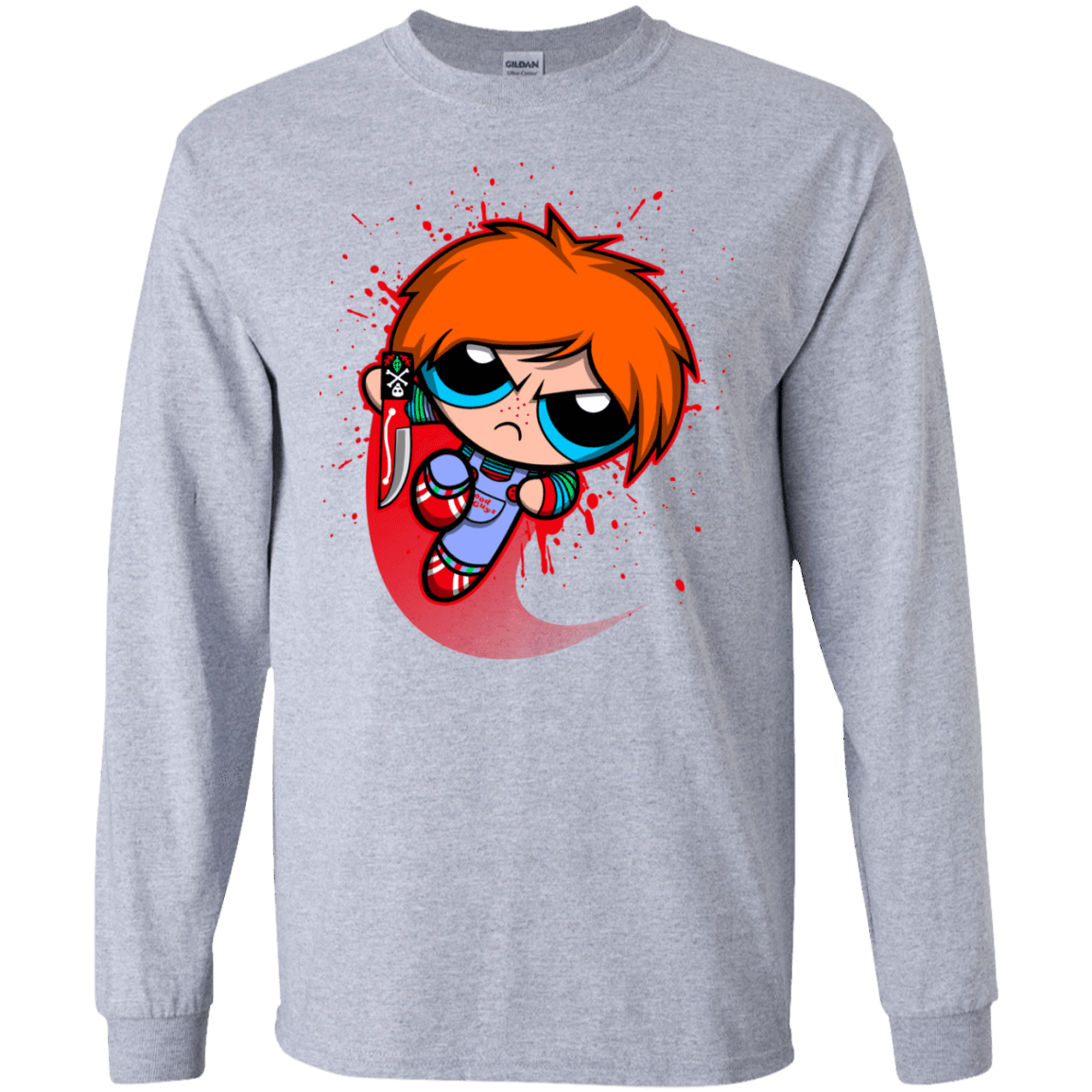 T-Shirts Sport Grey / S Powerchuck Toy Men's Long Sleeve T-Shirt