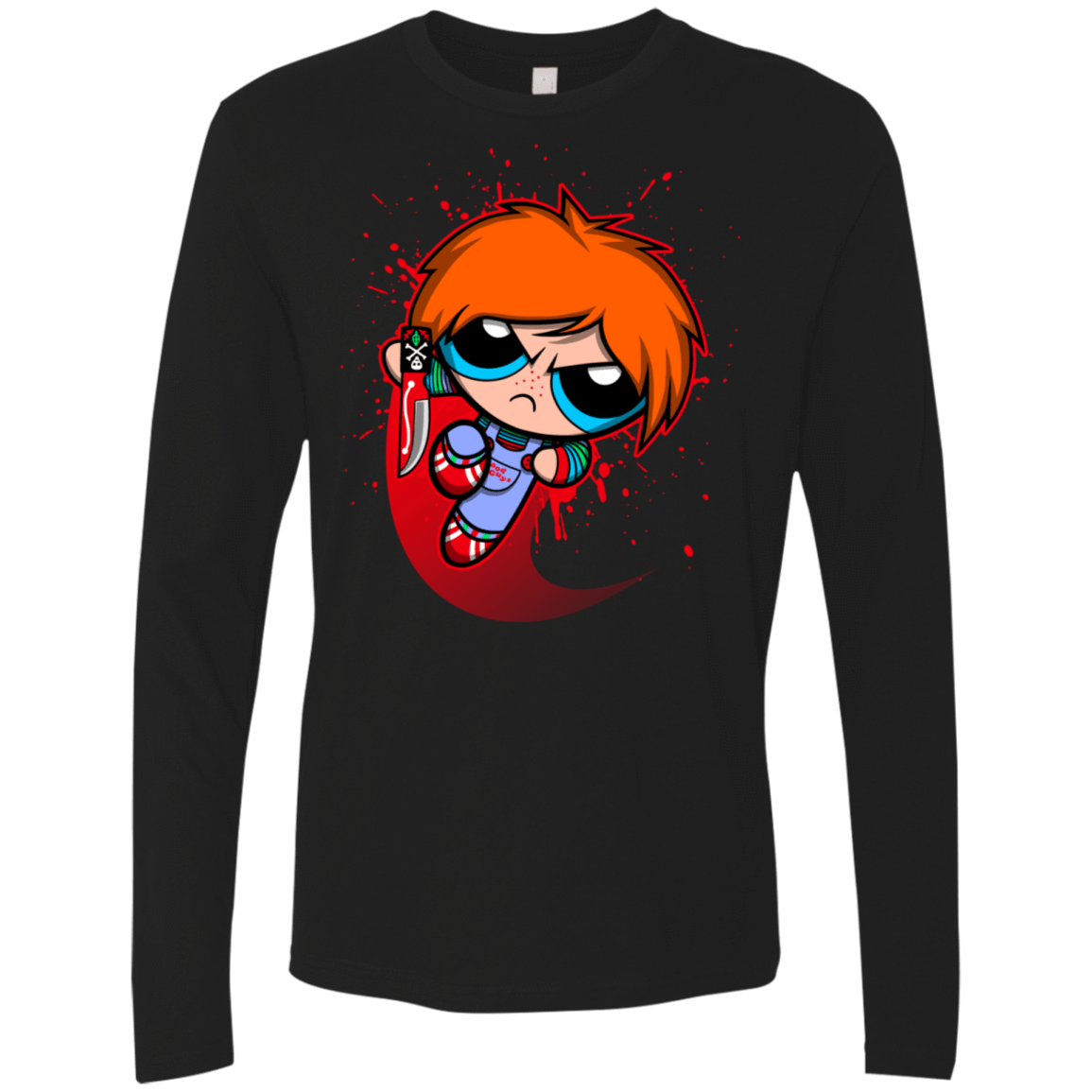 T-Shirts Black / S Powerchuck Toy Men's Premium Long Sleeve