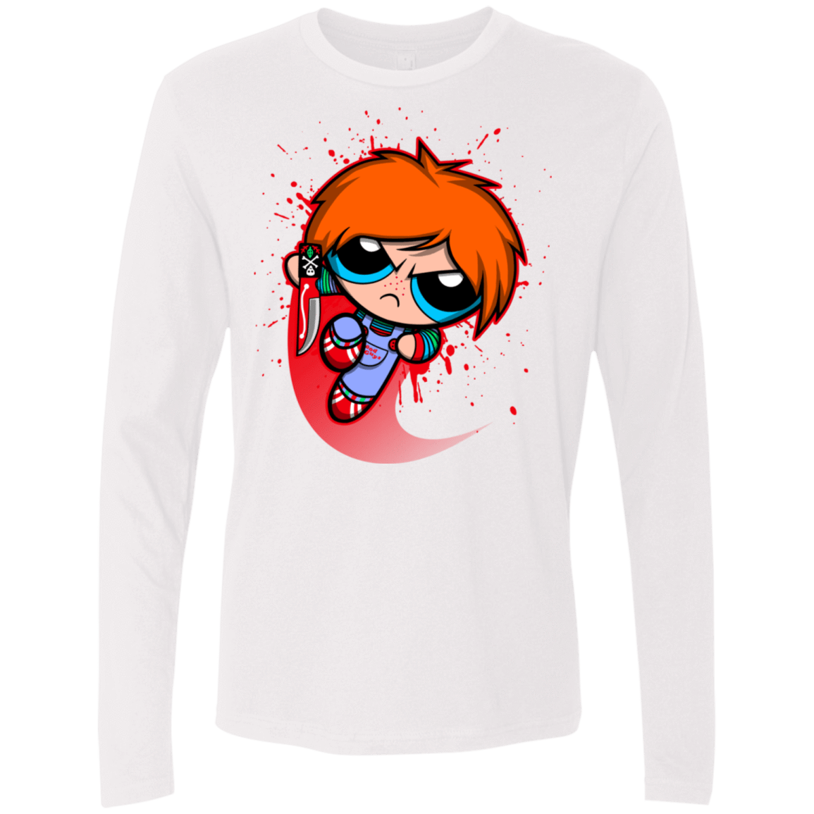 T-Shirts White / S Powerchuck Toy Men's Premium Long Sleeve