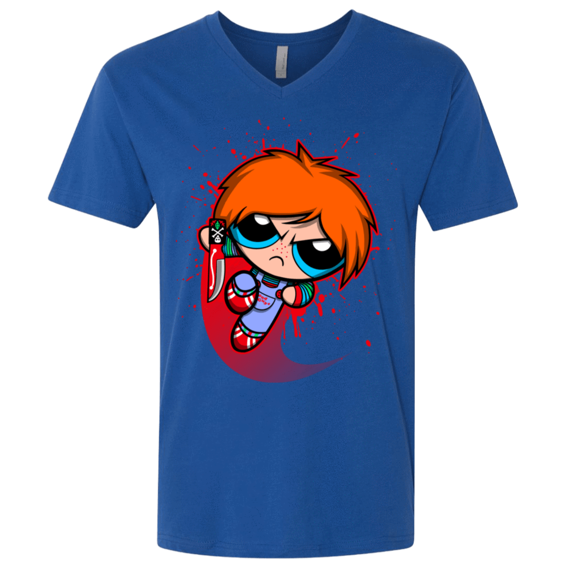 T-Shirts Royal / X-Small Powerchuck Toy Men's Premium V-Neck
