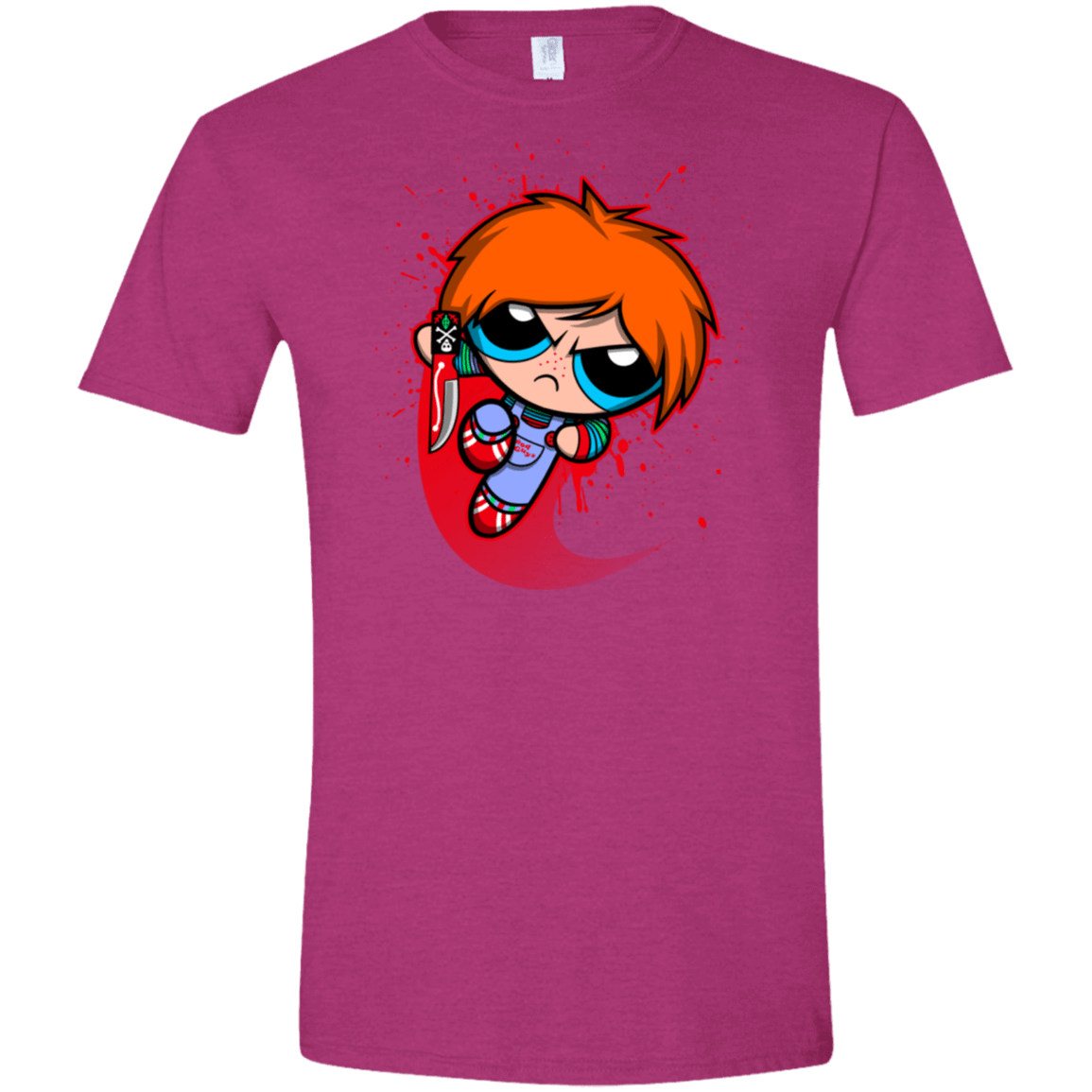 T-Shirts Antique Heliconia / S Powerchuck Toy Men's Semi-Fitted Softstyle