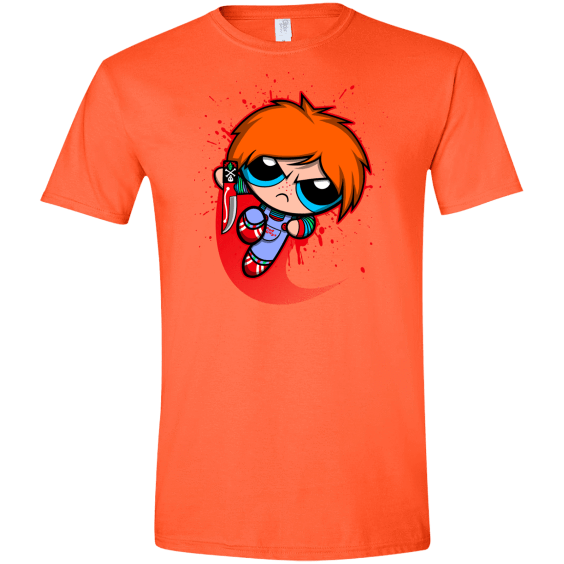 T-Shirts Orange / S Powerchuck Toy Men's Semi-Fitted Softstyle