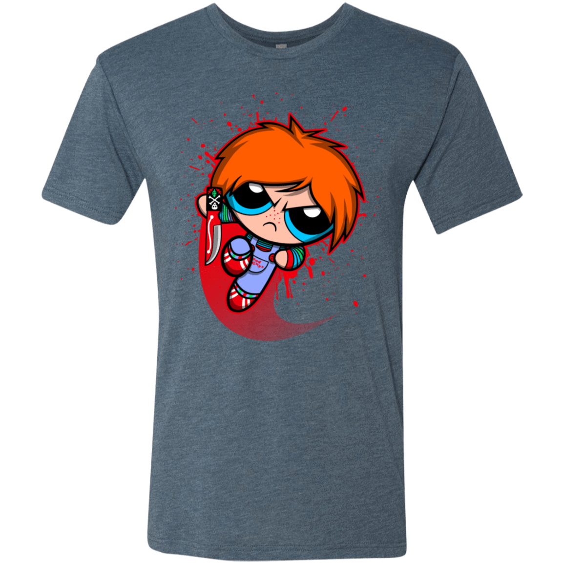 T-Shirts Indigo / S Powerchuck Toy Men's Triblend T-Shirt