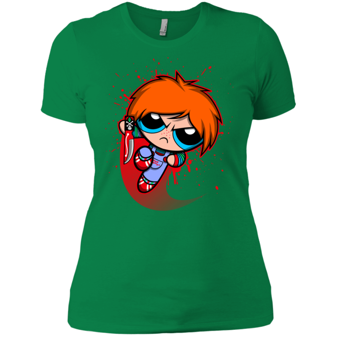 T-Shirts Kelly Green / X-Small Powerchuck Toy Women's Premium T-Shirt