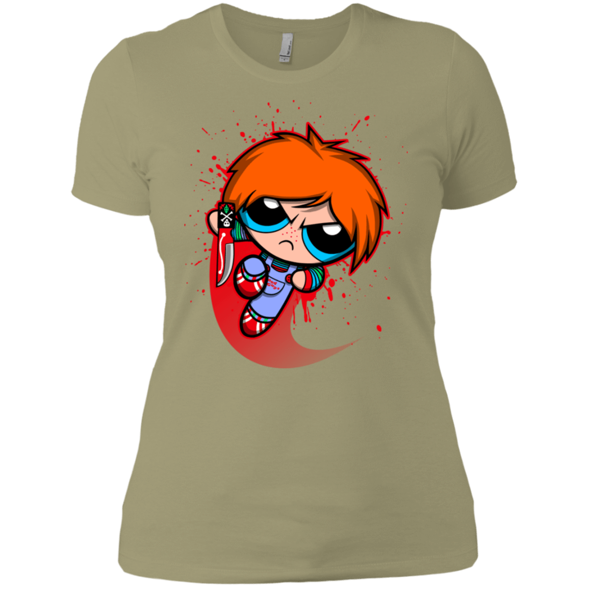 T-Shirts Light Olive / X-Small Powerchuck Toy Women's Premium T-Shirt