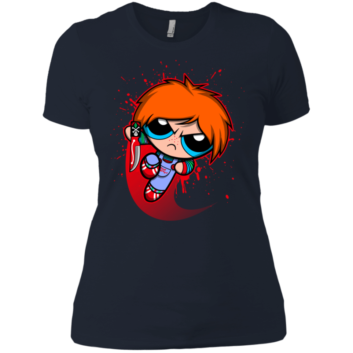 T-Shirts Midnight Navy / X-Small Powerchuck Toy Women's Premium T-Shirt