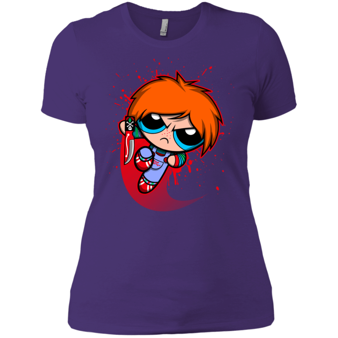 T-Shirts Purple Rush/ / X-Small Powerchuck Toy Women's Premium T-Shirt