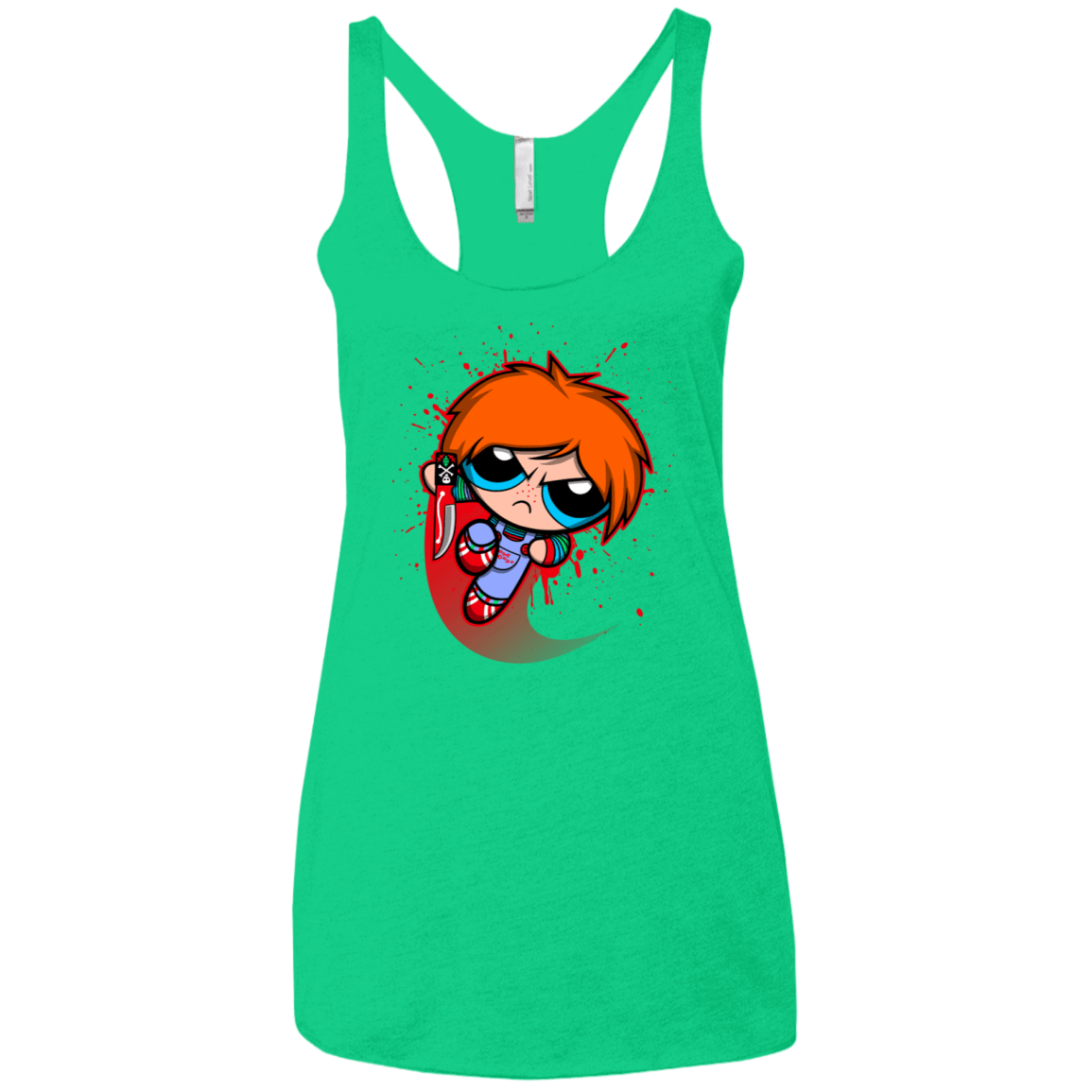T-Shirts Envy / X-Small Powerchuck Toy Women's Triblend Racerback Tank