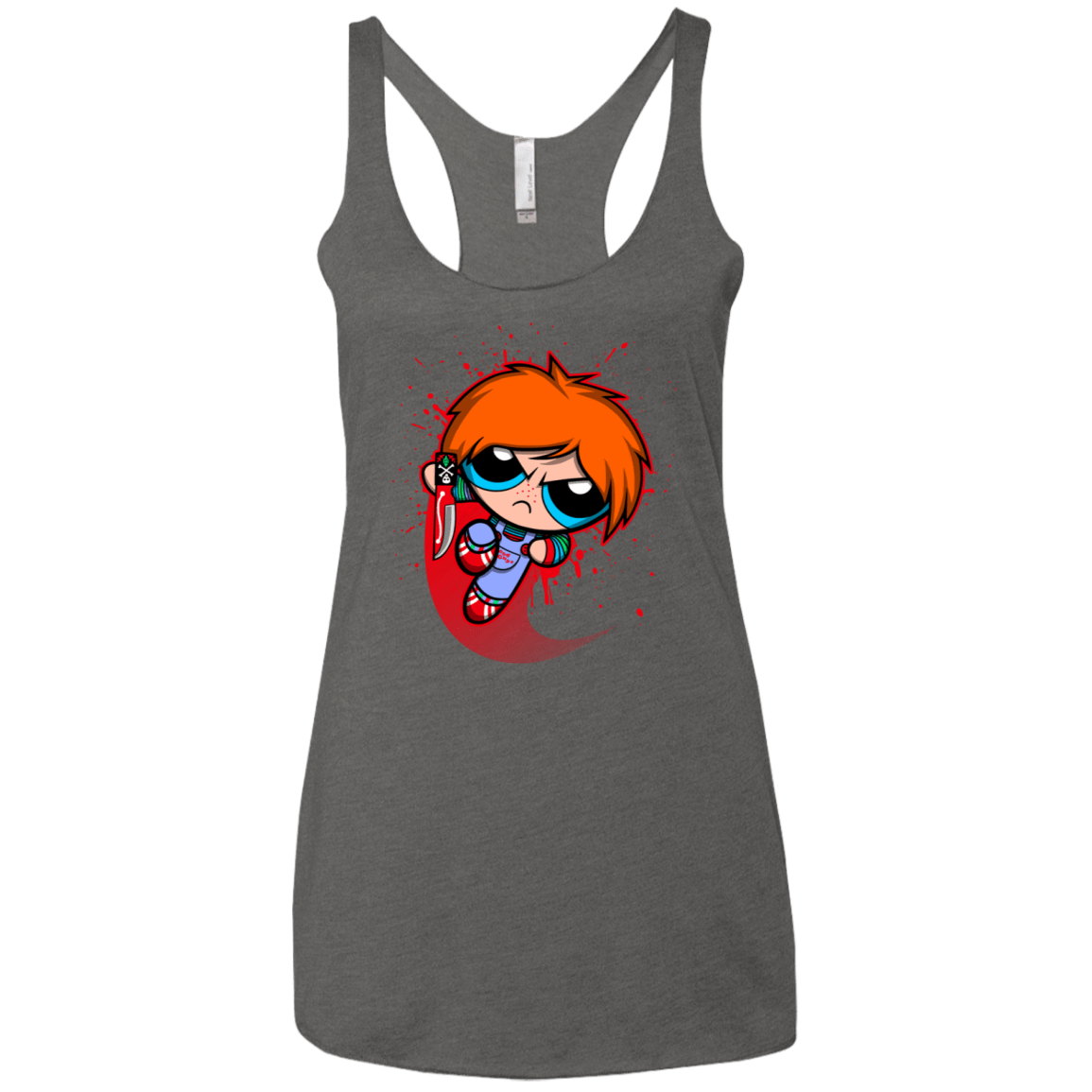 T-Shirts Premium Heather / X-Small Powerchuck Toy Women's Triblend Racerback Tank