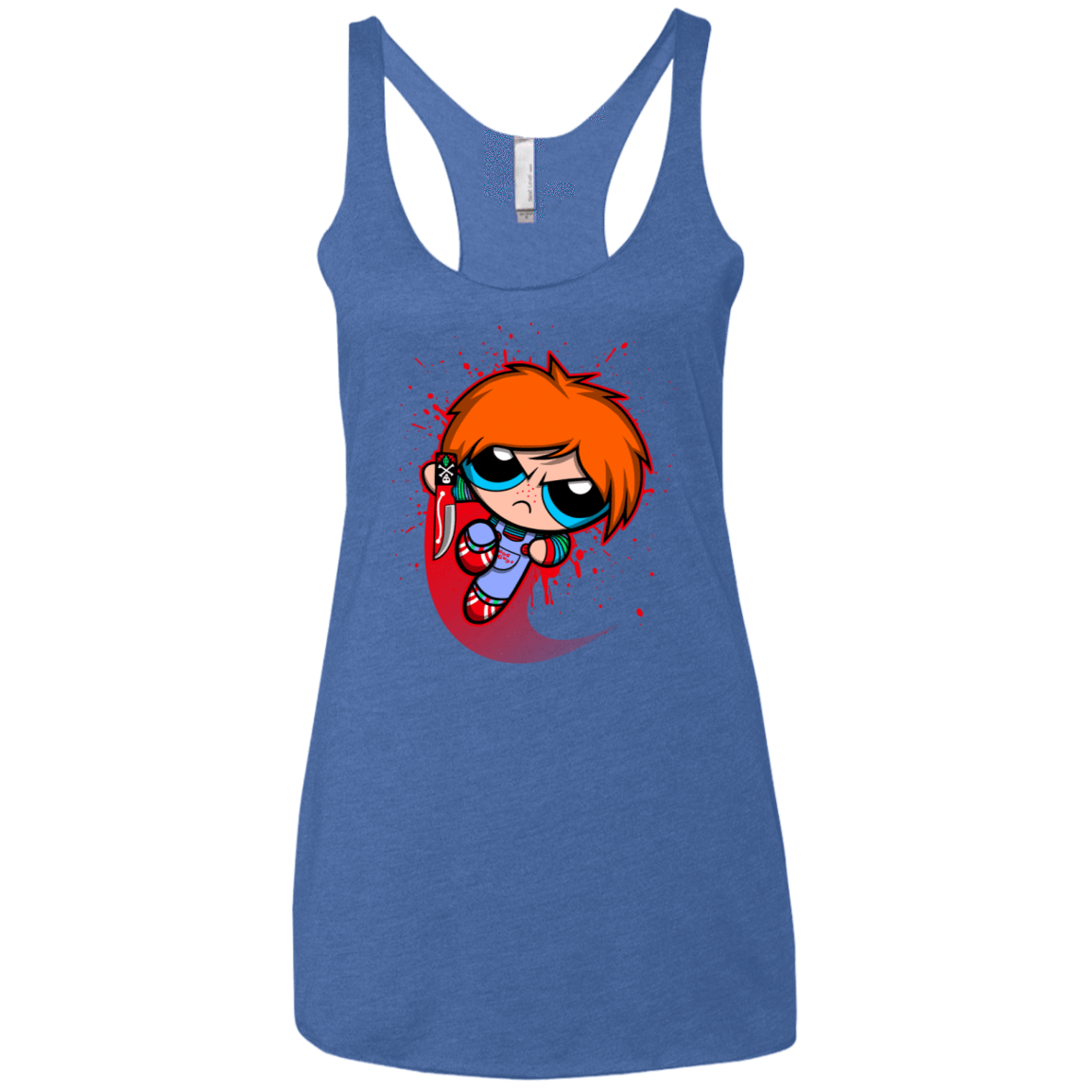 T-Shirts Vintage Royal / X-Small Powerchuck Toy Women's Triblend Racerback Tank
