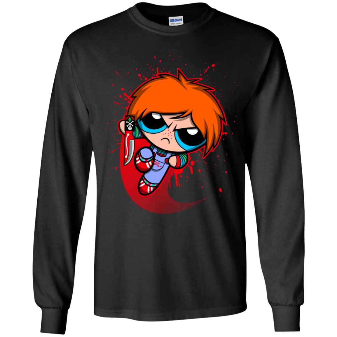 T-Shirts Black / YS Powerchuck Toy Youth Long Sleeve T-Shirt