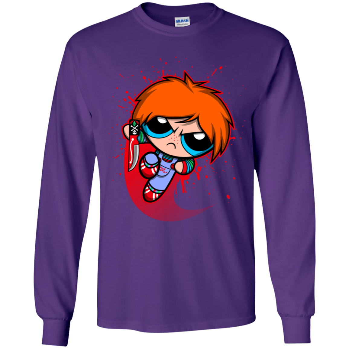 T-Shirts Purple / YS Powerchuck Toy Youth Long Sleeve T-Shirt