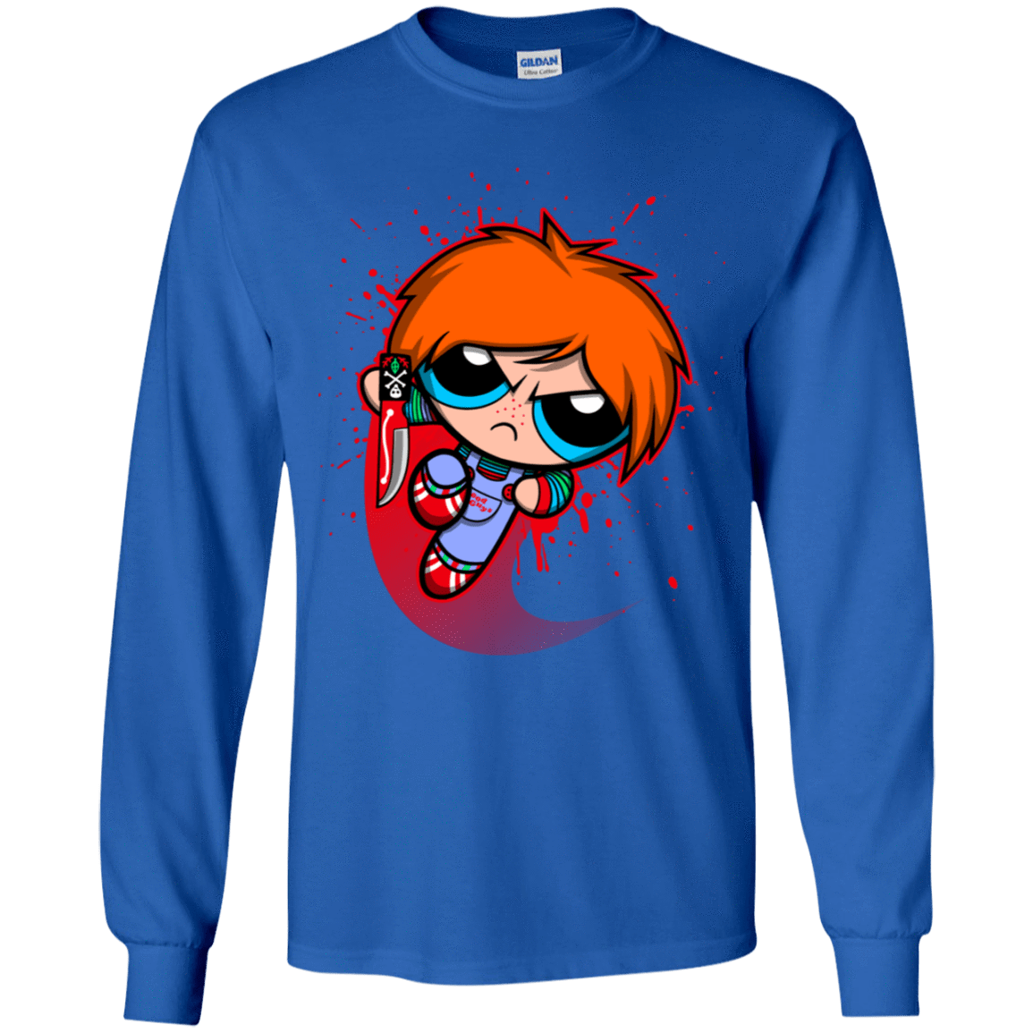 T-Shirts Royal / YS Powerchuck Toy Youth Long Sleeve T-Shirt